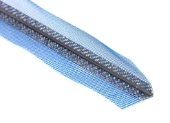 Narożnik aluminiowy z siatką niebieską 2,5 mb 8x12cm