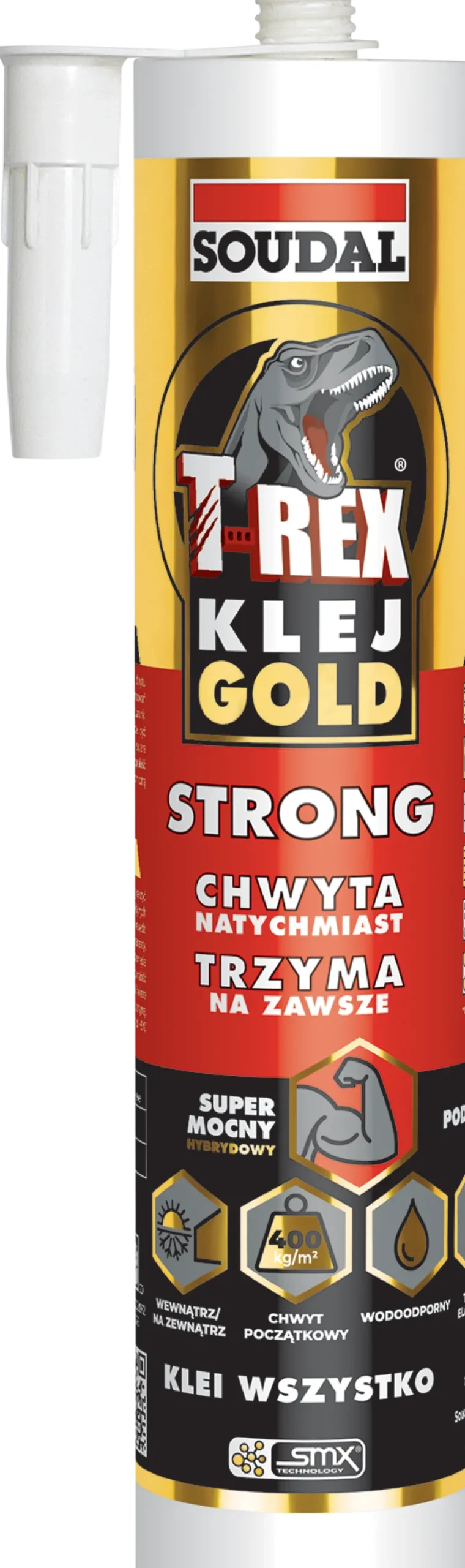Soudal T-Rex Gold Strong Klej montażowy hybrydowy 290ml