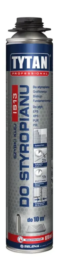 Szybki Klej do styropianu Tytan IS 13 870 ml